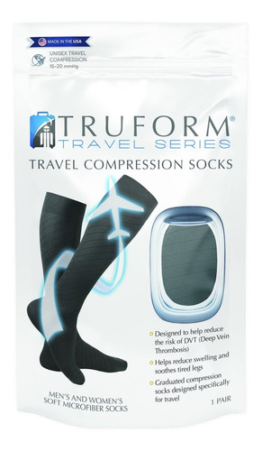 Truform Travel  calcetines De Viaje Para Hombres Y Mujer 