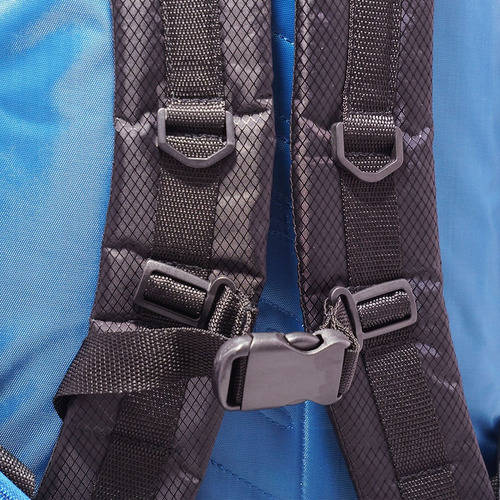 Mochila Mochilero Lsyd Grande Camping Pro Trekking 70 Litros Color Verde Diseño De La Tela Liso