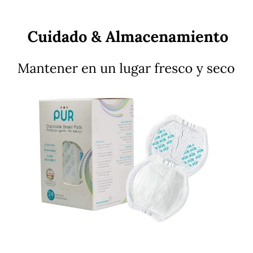 Almohadillas Desechables De Lactancia Para El Pecho 24 Pz