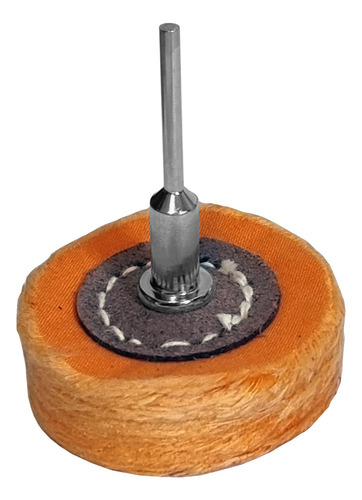 Roda De Pano Flanela 50mm Polimento Haste 3mm Micro Retífica
