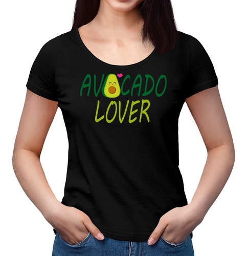 Polera Avocado Lover - Escotada - Kawaii - Cartoons - Regalo