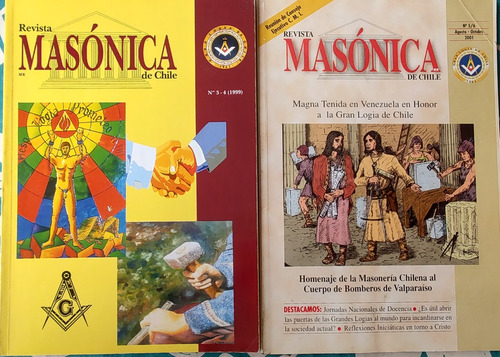 5 Revistas Masonicas Diferentes Años (aa974