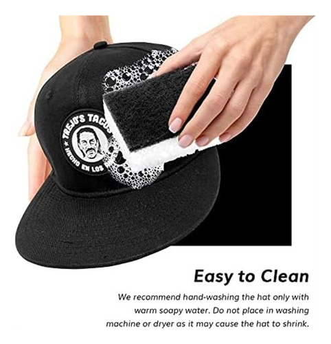 Trejos Tacos Sombrero Snapback Con Visera Plana En Negro Y