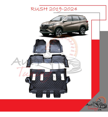 Alfombras Tipo Bandeja Toyota Rush 2019-2024