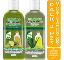 Comprar Shampoo Aceite De Bergamota 1l + Shampoo Extracto Sabila 1l