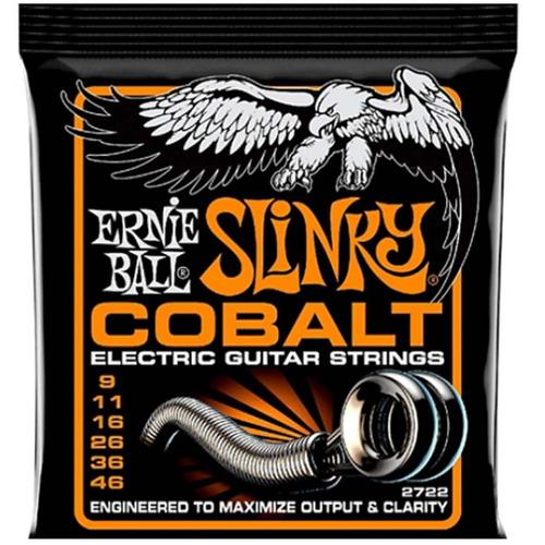 Encordado Ernie Ball 2722 Slinky Cobalt 09 - Plus