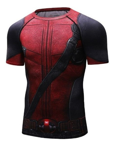 Playera Deadpool Marvel Dc Comics Compression Avengers Licra