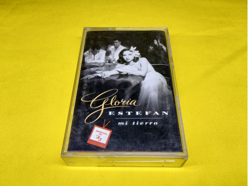 Cassette Gloria Estefan Mi Tierra Anunciando En Tv Original