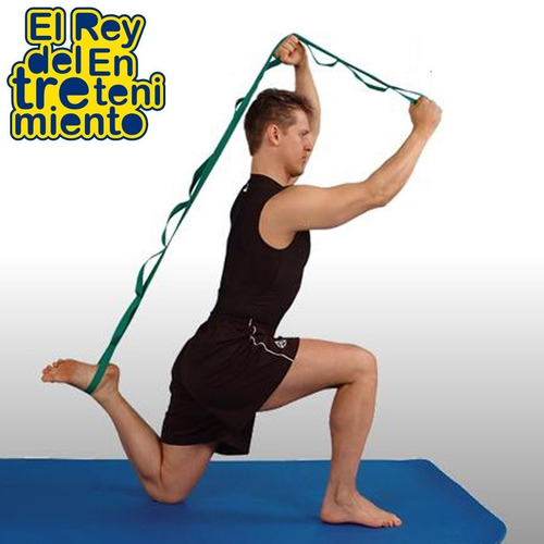 Imagen 2 de 6 de Banda De Elongación Estiramiento Yoga Fitness Pilate El Rey