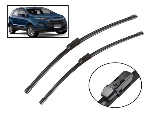 Par Plumillas Delanteras Para Ford Ecosport 2013 A 2015