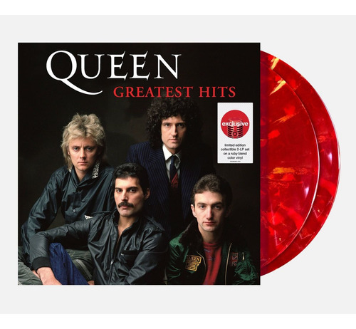 Queen - Greatest Hits - Vinilo (2lp) Rojo Target Edition