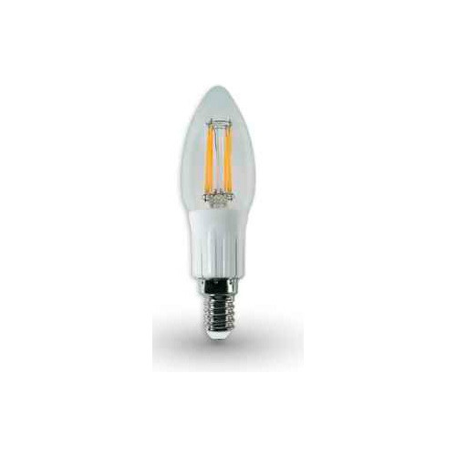 Lámpara Tipo Vela  Eg-bcf4w Luz Blanco  E26/e27 Energain