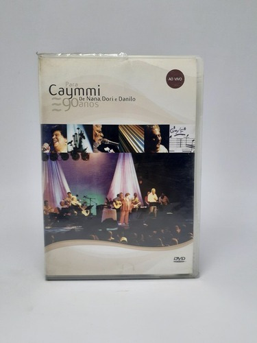 Dvd Para Caymmi De Nana,dori E Danilo - Ao Vivio