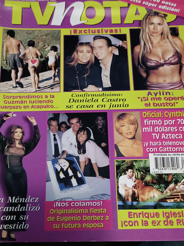 Revista Tvnotas 1999 Lucía Méndez