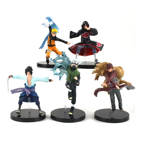 comprar Naruto 8 Cm Set Completo De 5 Pcs Itachi\u002Fsasuke\u002Fkakashi