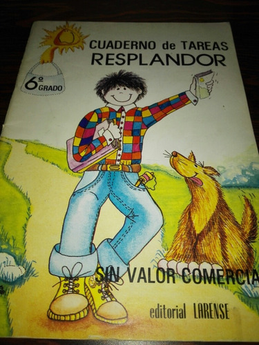 Cuaderno Resplandor De Tareas 6to Y 4to Grado +