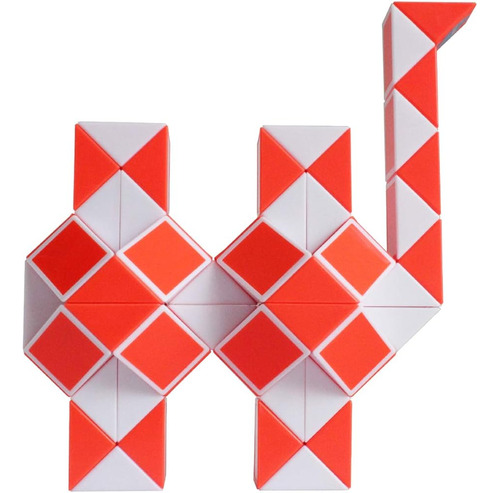 Mipartebo Magic Snake Cube Twist Puzzle 72 Cuñas Tamaño Gran