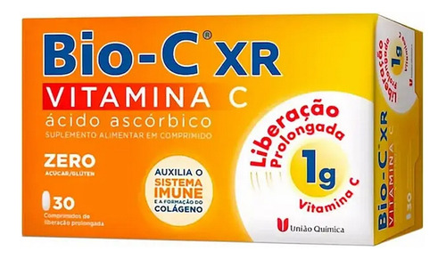 Vitamina C 1g (30 Comprimidos) Sin Azúcar 