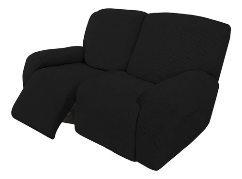 6 Piezas Sofá Reclinable Loveseat Stretch Sofa Funda D...