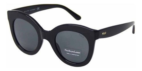 Óculos De Sol Feminino Ralph Lauren Ra 4148 - Redondo Cor Preto