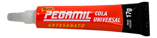 Kit 12 Colas Pegamil 17g Plástico Madeira Papel Couro Tecido