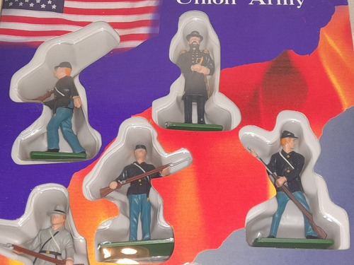 Elite Command Soldaditos De Metal American Civil War Bluebox (Usado)
