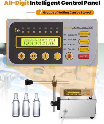 Máquina Llenado Botellas 60 A 3500 Ml Control Digital