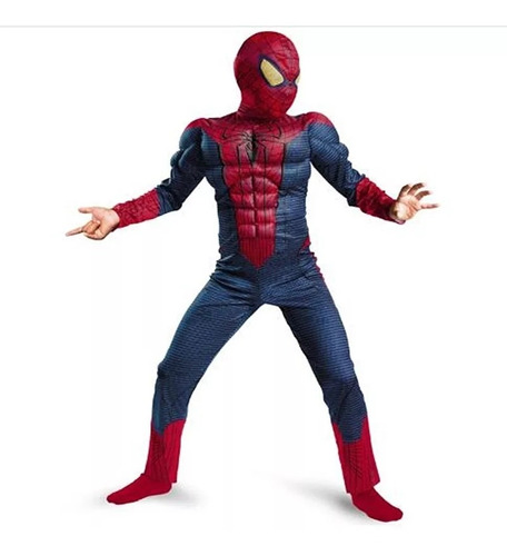 Disfraz Niños Spiderman Superhéroe Personaje Figura Acción 