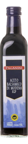 Vinagre balsâmico Paganini sem glúten 500 mL
