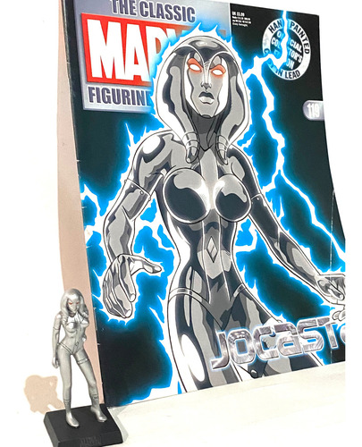 Eaglemoss Marvel Jocasta #119 Plomo Importado + Revista