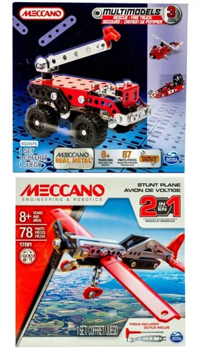 Meccano Avion : 3 modèles