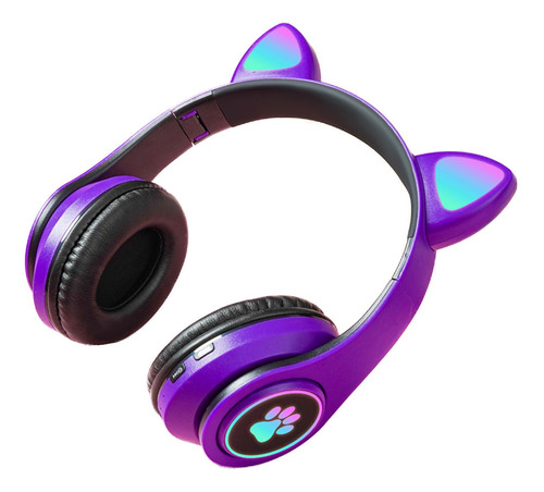 Auriculares Con Orejas Y Luces Divertidos  Bluetooth