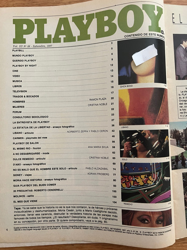 Revista Playboy Argentina - Moria Casan (Usado)
