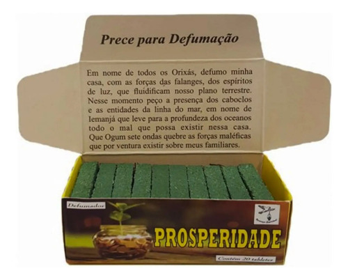 Defumador Incenso De Ambiente Prosperidade Caixa Com 20