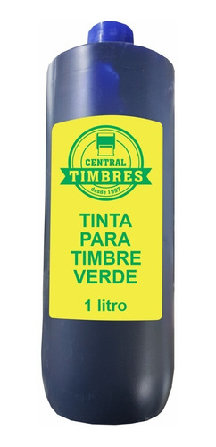 Tinta Para Timbre De Goma De 1 Litro - Central Timbres