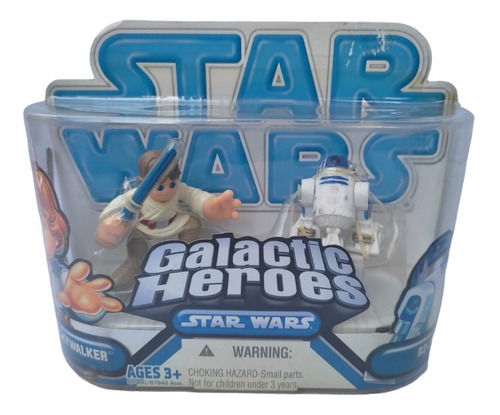 Luke Skywalker Y Droid R2 D2 Star Wars Galactic Heroes Hasbr