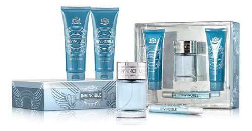 Set De Regalo De Perfume New Brand Invincible Para Hombre, 1