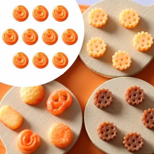 Paquete De 10 1/12 Miniatura Mini Conjunto De Comida Para La