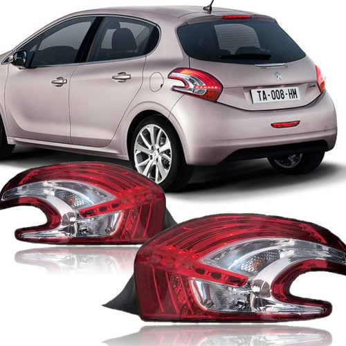 Faro Trasero Peugeot 208 Allure Feline 2013 2014 2015 2016