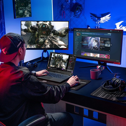 Imagen 9 de 10 de Notebook Aorus 15 I7-12700h 16gb Rtx3070ti M.2-1tb W11 165hz