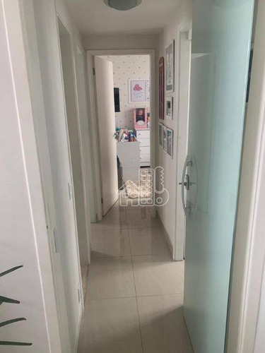 Apartamento Com 3 Dormitórios À Venda, 80 M² Por R$ 450.000,00 - Icaraí - Niterói/rj - Ap1144
