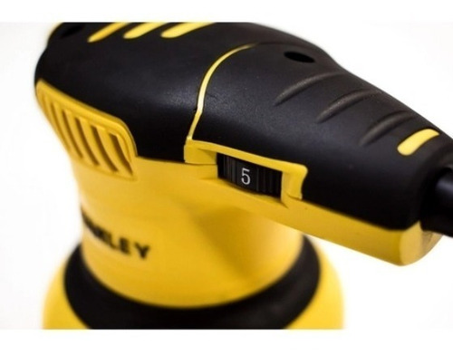 Lixadeira profissional roto orbital Stanley SS30-B3 amarela 50Hz 300W 220V