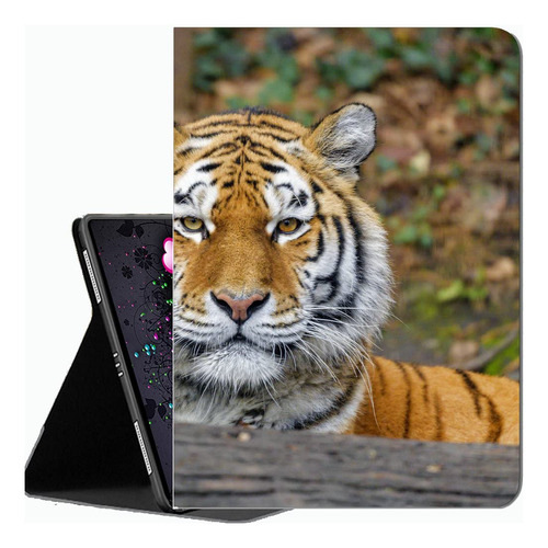 Funda Para iPad Pro Cubierta Tigre Animal Big Cat Auto Wake