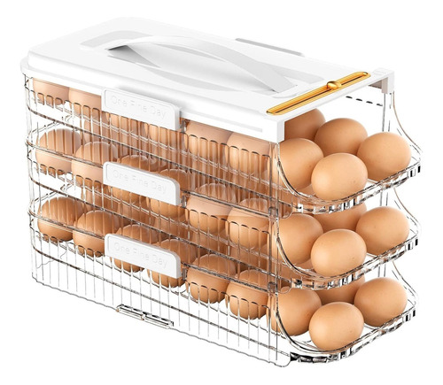 Soporte Para Huevos Para Refrigerado Caja De Huevos Rodante