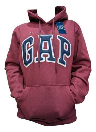 Sudadera Gap Hombre Gruesa Capucha Y Logo Bordado