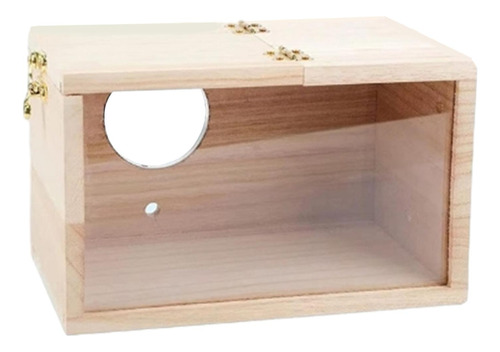 Caja Nido Para Periquitos, Caja Nido Para 12cmx12cmx19.5cm