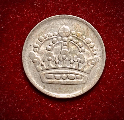 Moneda 10 Ore Suecia 1953 Plata 0.400 Km 823 Corona