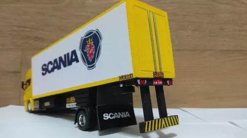 Miniatura Caminhão Arqueado Escala 1/64 Coleção Presente