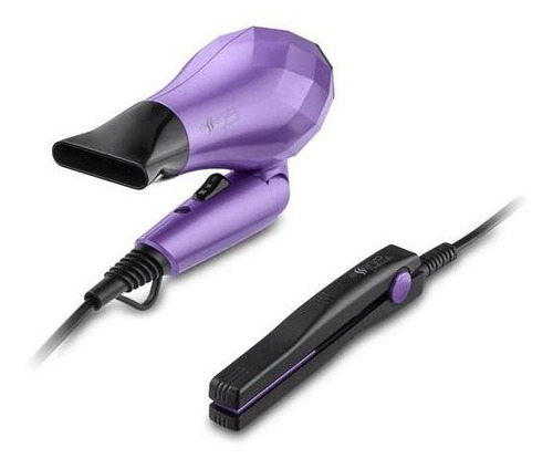 Kit Secador E Prancha De Viagem Essenza Multilaser Eb052