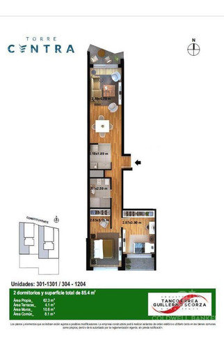 Apartamento De 2 Dormitorios En Venta En Cordón